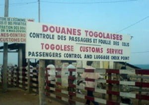 La frontière Togo-Ghana