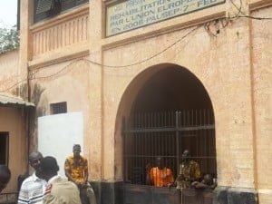 Le fronton de la prison civile de Lomé (Togo), 11 février 2014.